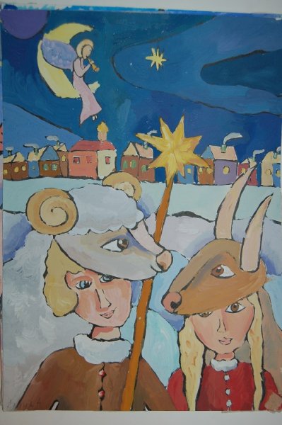 Колядки рисунок