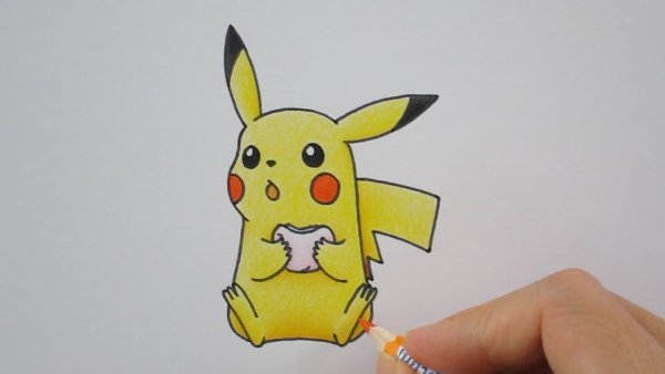 Пикачу Единорог рисовать