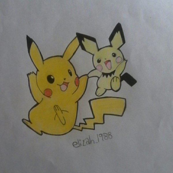 Рисунок на тему Пикачу