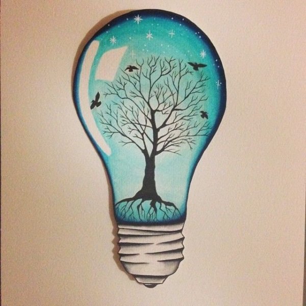 Кит в лампочке