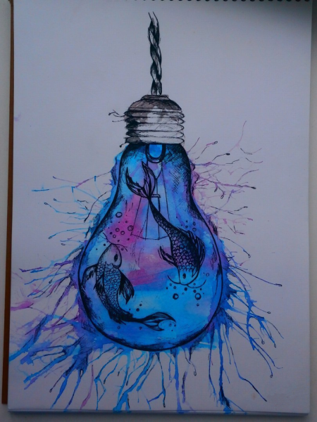 Рисование лампочки