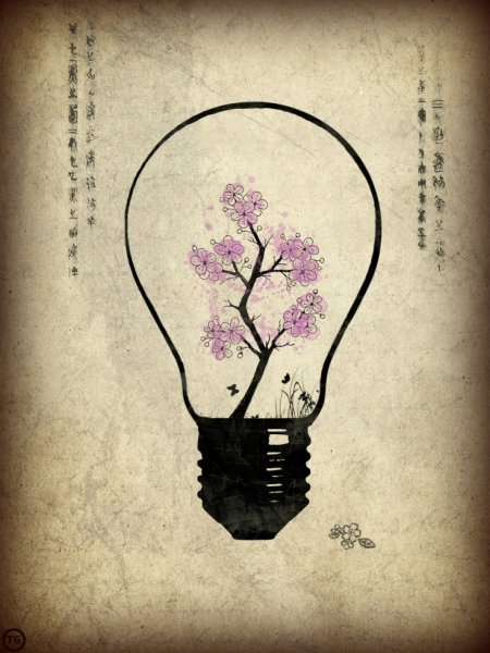 Лампочка рисунок