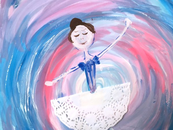 Балерина рисунок