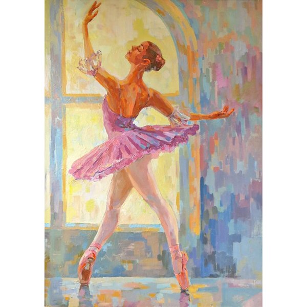 Балерина гуашью для начинающих