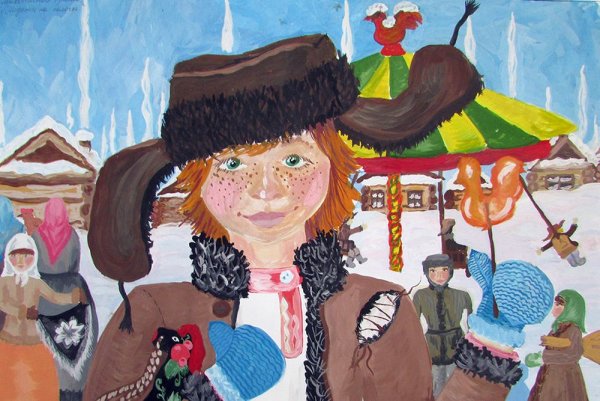 Детские работы на тему ярмарка