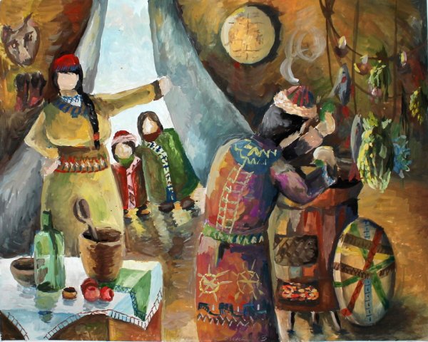 Многофигурная сюжетная композиция