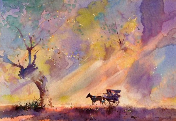 Анна Армона акварель