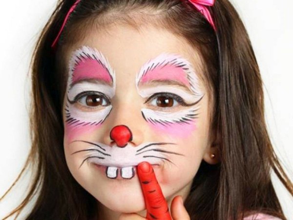 Грим на лице легкий для начинающих