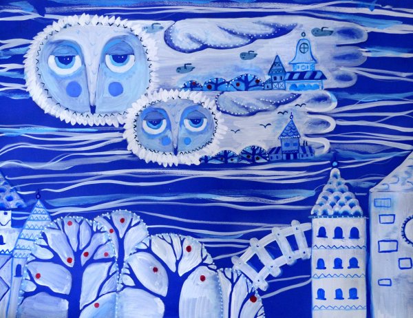 Узоры гуашью