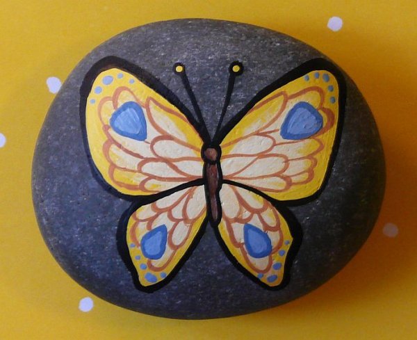 Роспись камней для детей