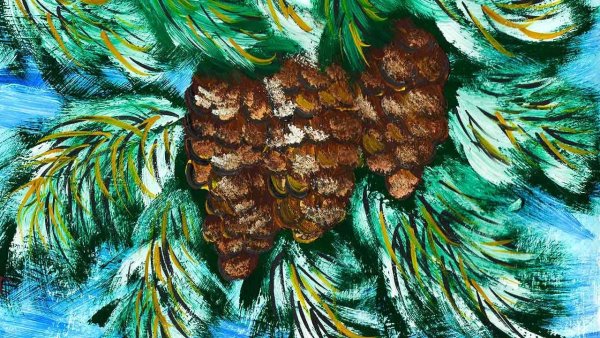 Краски для шишек