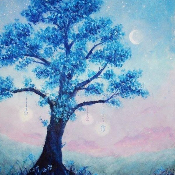 Замок акварелью