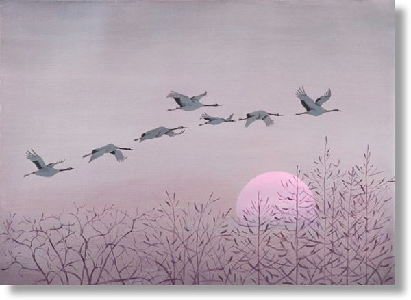 Перелетные птицы картина