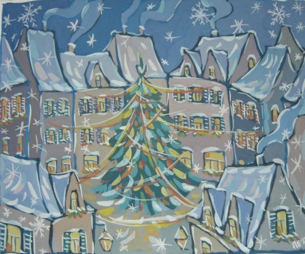 Композиция зимние забавы