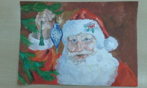 Подарок деду Морозу рисунок на конкурс