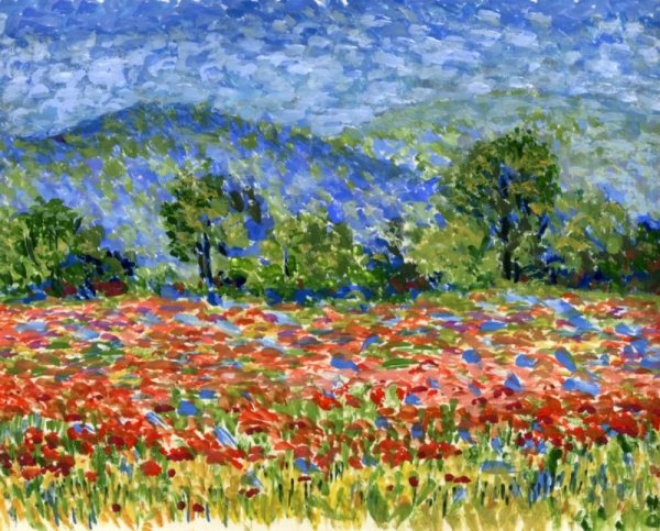 Живопись мастихином пуантилизм