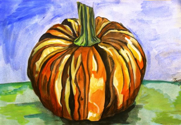 Разрисованные тыквы Адамс