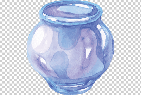 Вазы акварелью