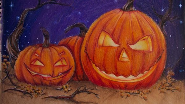 Рисунки на Хэллоуин