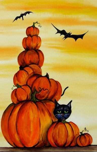 Хэллоуин иллюстрации