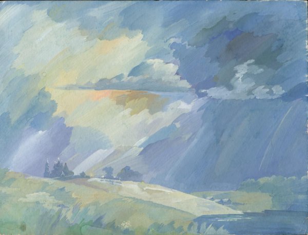 Ливень гуашью