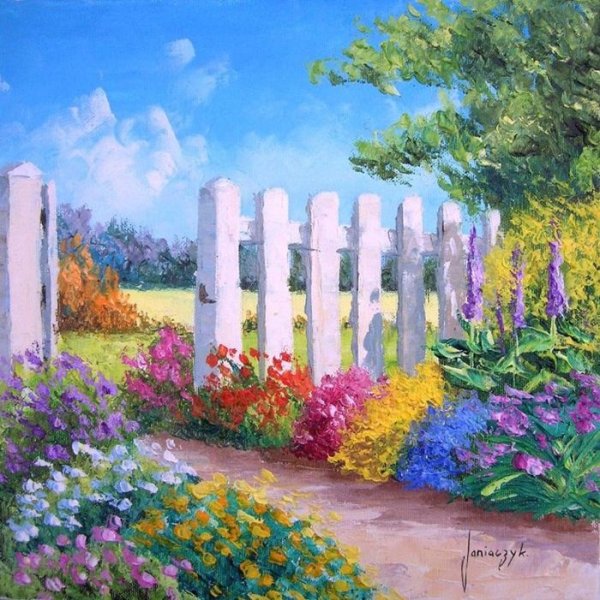 Пленер Этюд акварелью деревня