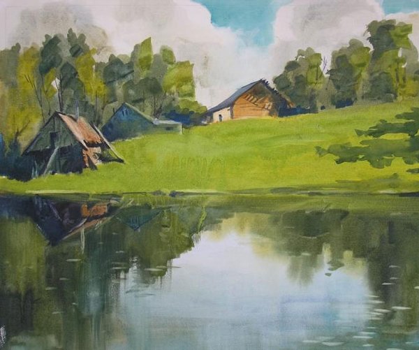 Живопись пейзаж Абакумовский пленэр