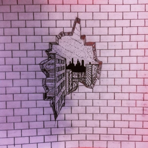 Кирпичная стена рисунок