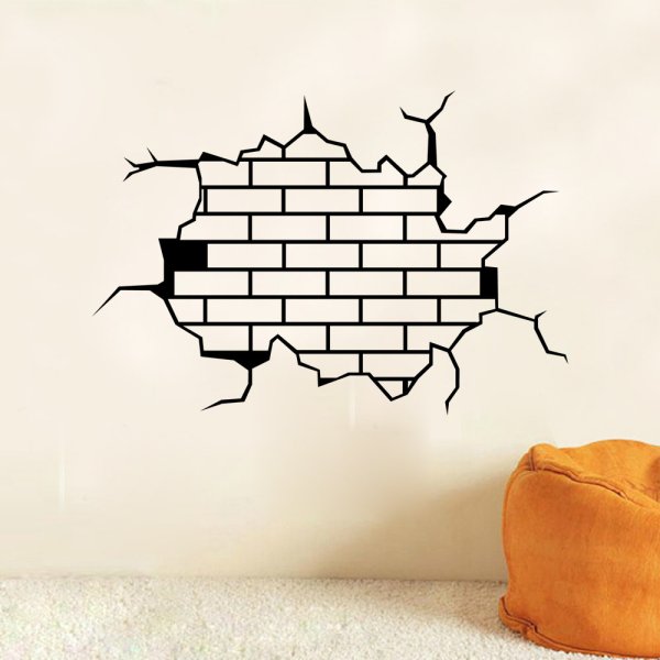 Кирпичная стена рисунок