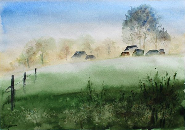 Пленэр гризайль