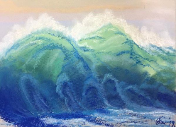 Волны пастелью