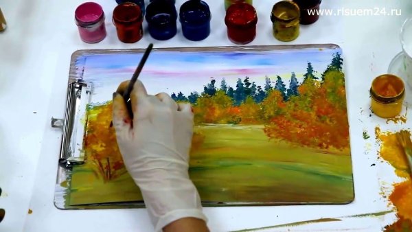 Мастер классы по рисованию гуашью