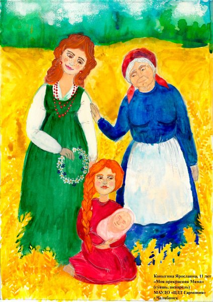 Моя прекрасная мама рисунки