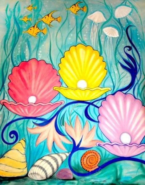 Рисование Морское дно