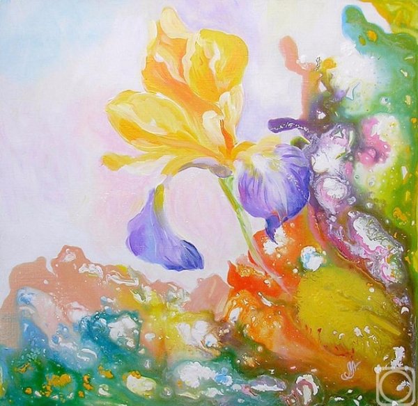 Аннет Логинова художник цветы