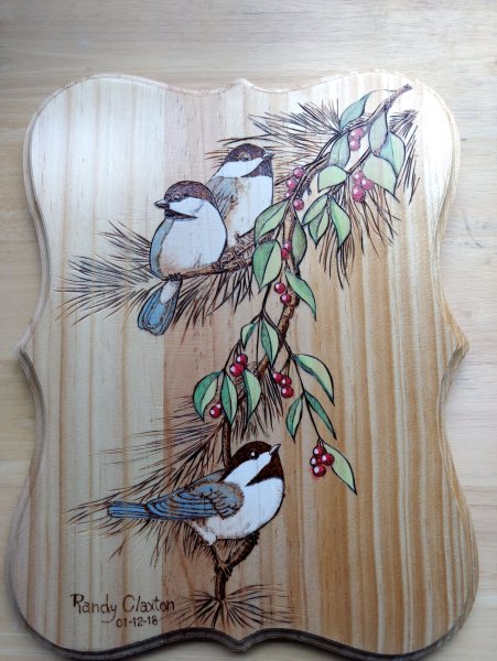 Рисование по дереву