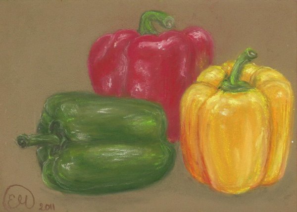 Овощи красками