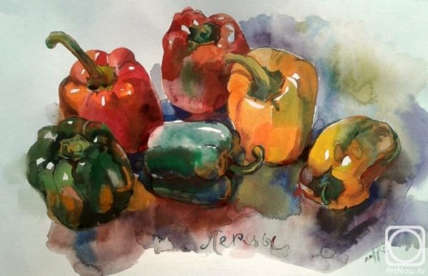 Болгарские перцы Этюд
