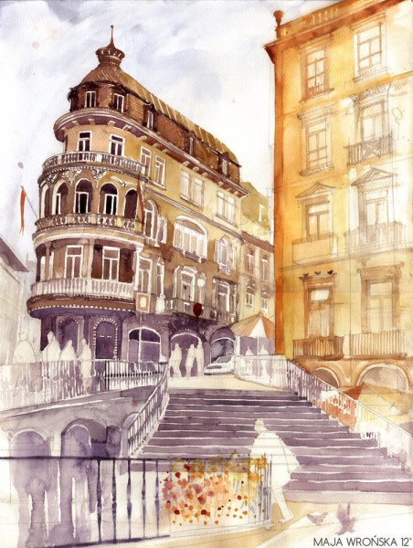 Майя Вронская акварель