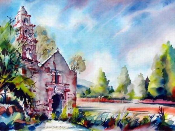 Архитектурные мотивы в пейзаже