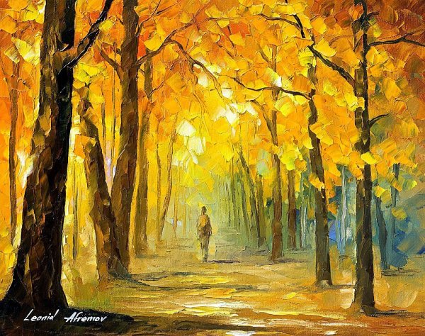 Осенний пейзаж аллея