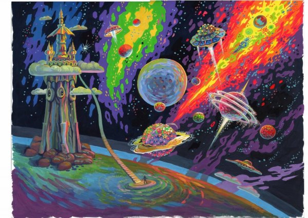 Космос картины художников