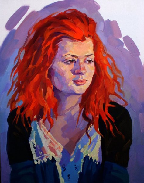 Портрет акварелью