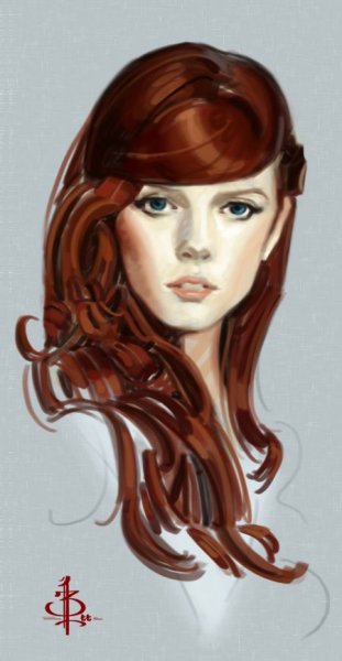 Волосы живопись