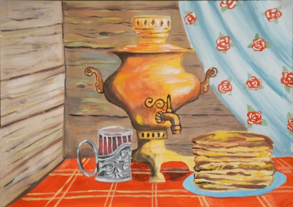 Масленица рисунок