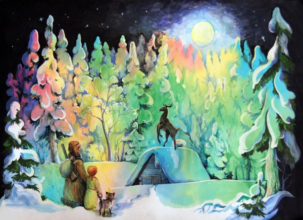 Иллюстрации к сказке п Бажова серебряное копытце