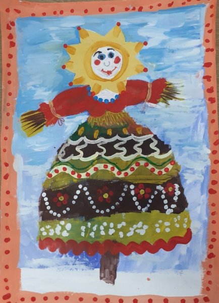 Блинчики акварелью