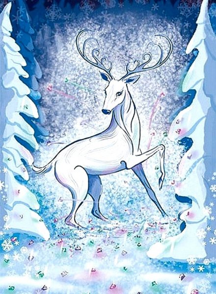 Рисование серебряное копытце в старшей группе