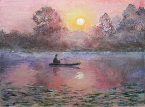 Море рисунок гуашью