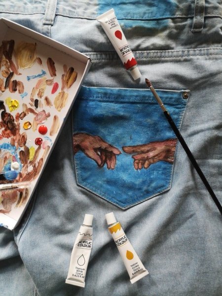 Краски для рисования на одежде